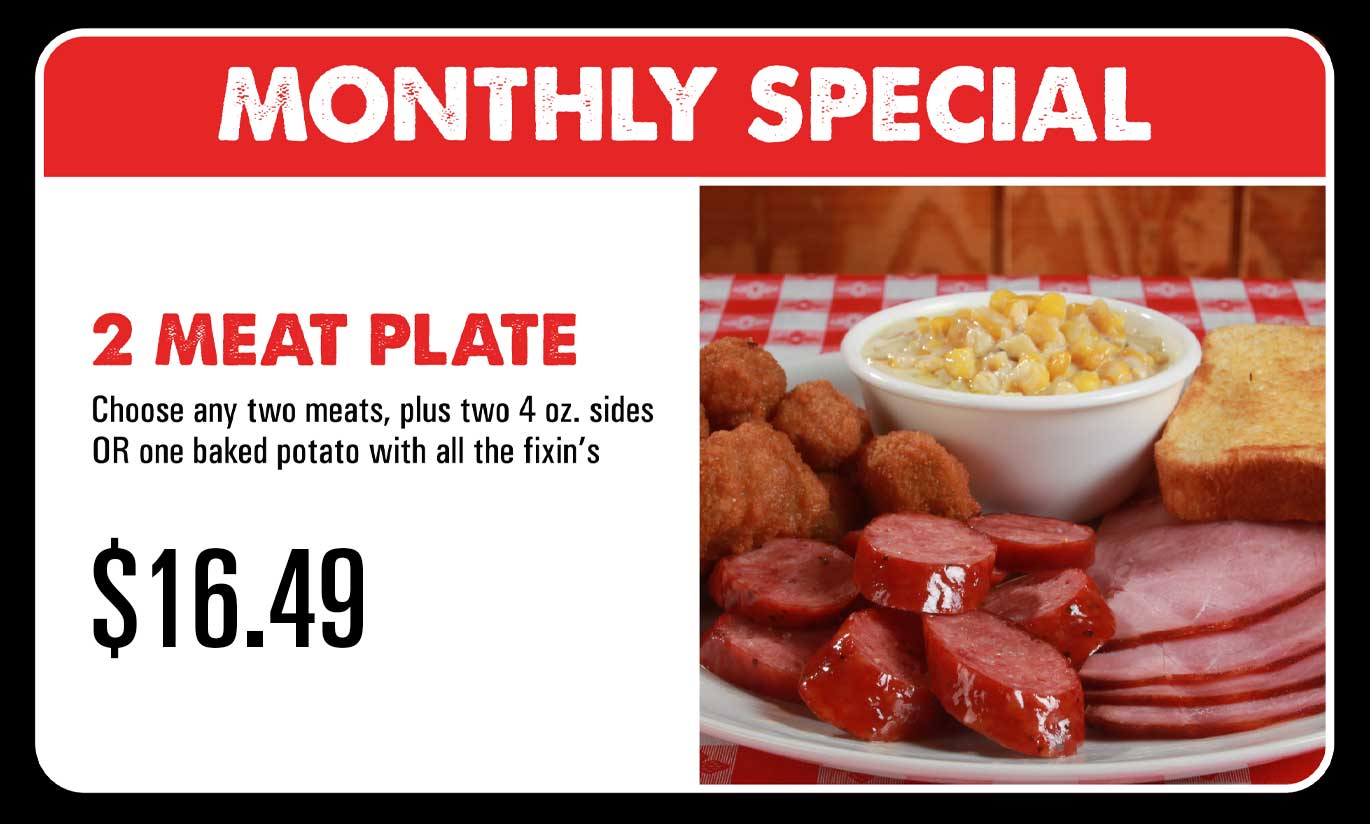 2 meat plate special